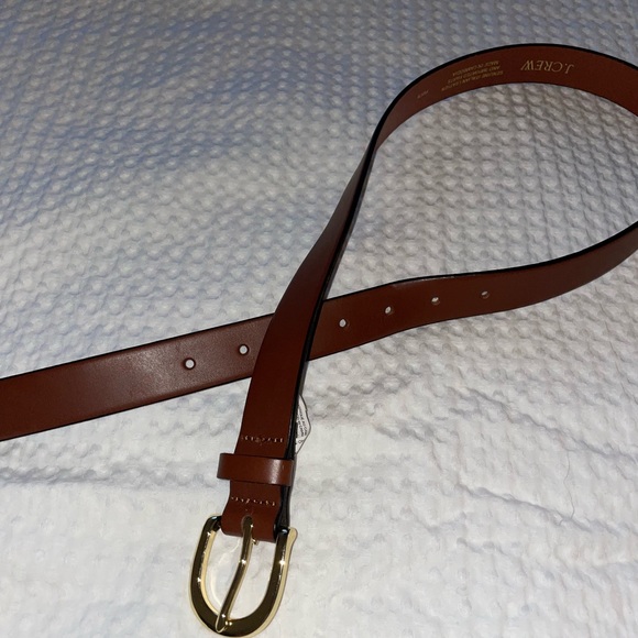 J. Crew Tan Leather Belt - Picture 2 of 2